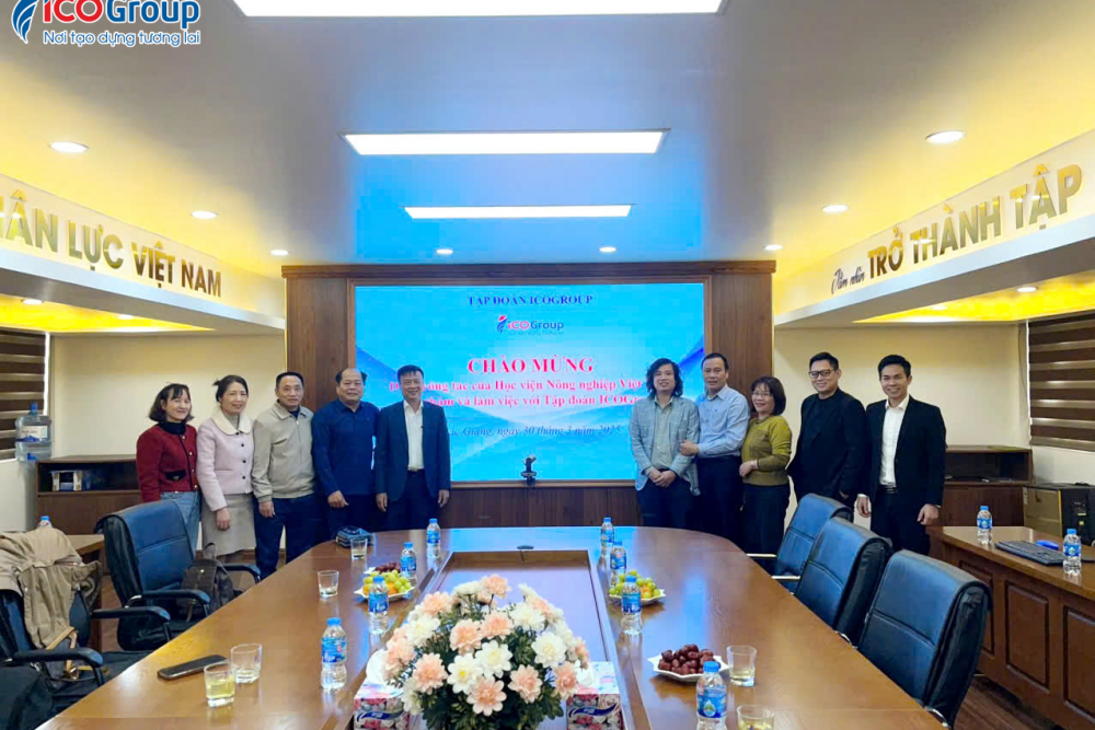 Đoàn công tác Học viện Nông nghiệp Việt Nam thăm và làm việc tại ICOGroup