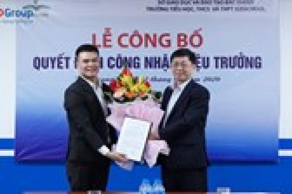 ICOSchool: Công bố Quyết định công nhận hiệu trường đầu tiên