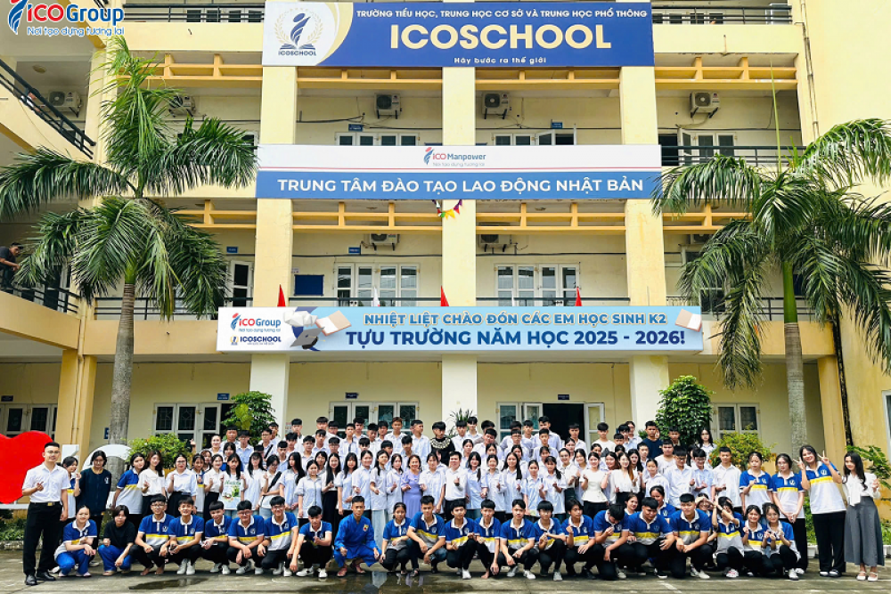 ICOSchool chào đón học sinh khối 10 (K2) tựu trường, khởi động năm học 2025-2026