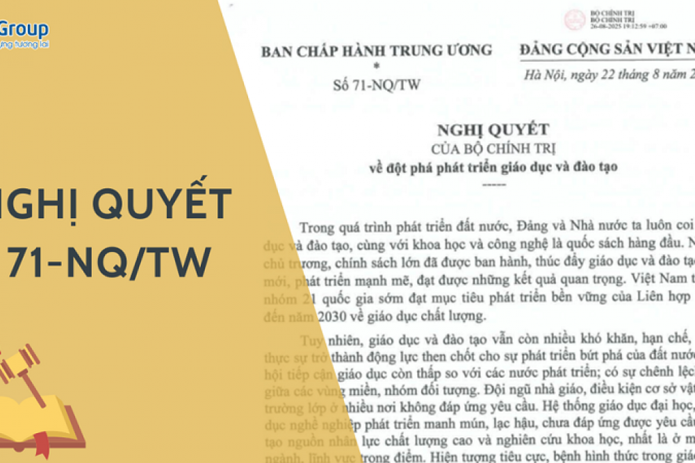 Từ Nghị quyết 71-NQ/TW đến thực tiễn ICOGroup: Sự cộng hưởng trong chiến lược phát triển giáo dục nghề nghiệp